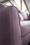 Ecksofa mit Chaiselongue Universelle, 3-Sitzer, Lolita Violett (3)