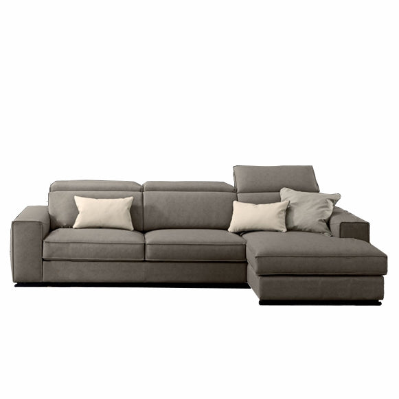 Ecksofa mit Chaiselongue Links, 4-Sitzer, Robertos Beige (6)