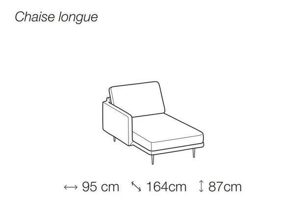 Ecksofa mit Chaiselongue Links, 3-Sitzer, Tedy Grau (5)