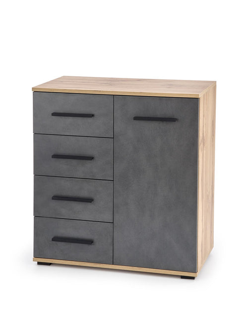 Sideboard mit 4 schubladen und 1 tür Liamis KM-2 Grau