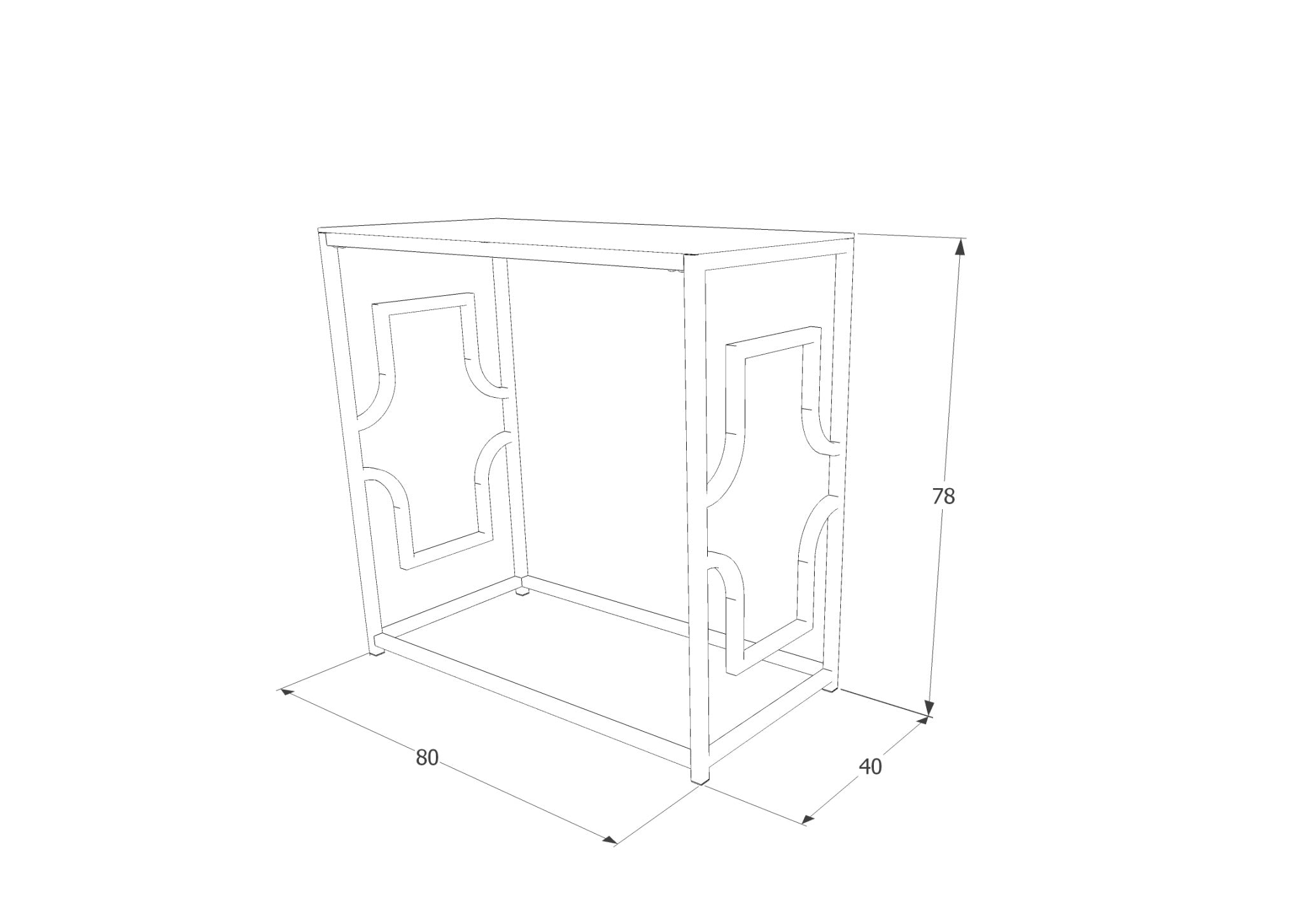 Konsolentisch Venturo C Transparent (1)