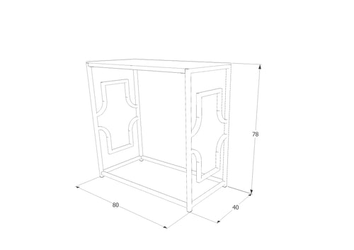 Konsolentisch Venturo C Transparent (1)