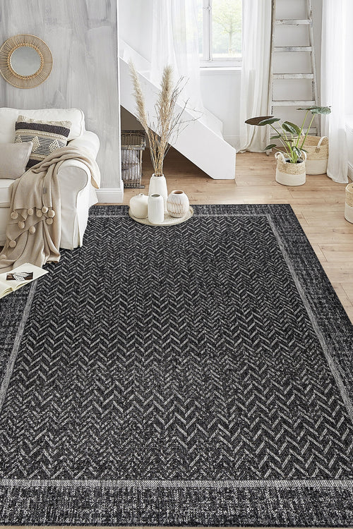 Teppich Capri 01275B Anthrazit & OYOTR-RUG-CAPRI-01275B_Anthracite_Silver