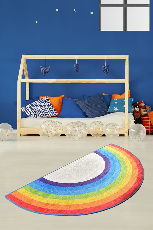 Kinderteppich Rainbow Mehrfarben & ASRGRP-COVOR-PENTRU-COPII-RAINBOW-MULTICOLOR