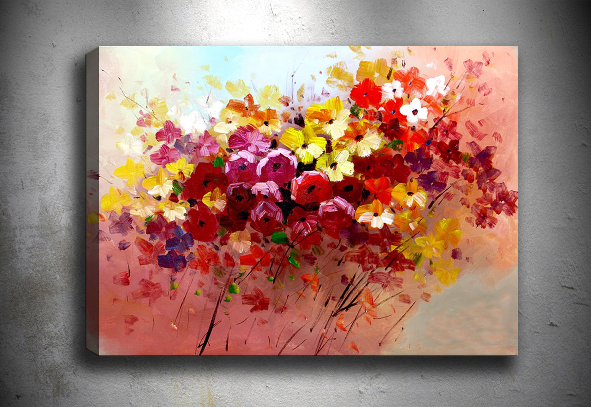 Leinwandbild Flora 70 Mehrfarben, 50 x 70 cm