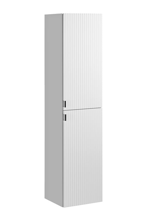 Bad-Hänge Hochschrank mit 2 türen, Leonardo Weiß