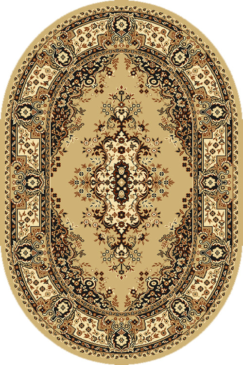 Teppich Wilton Fatima Oval Beige