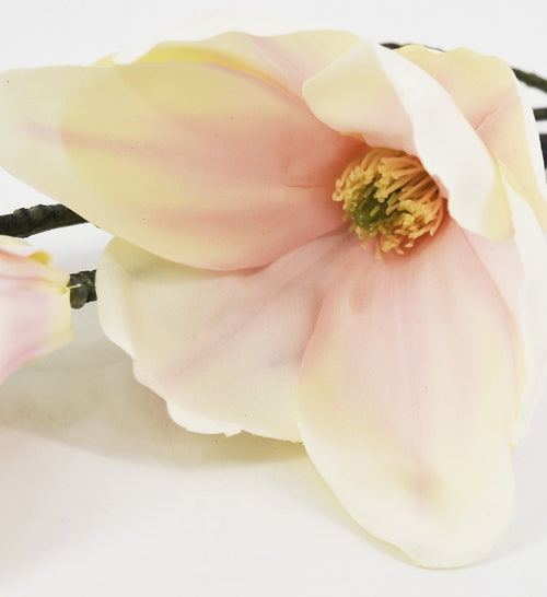 Kunstblume Magnolia Golden Rosa Creme (1)