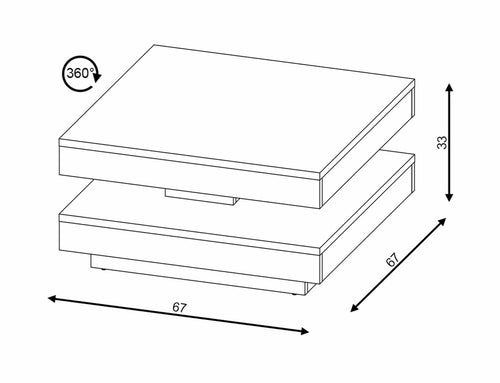 Couchtisch Cotto Eiche (1)