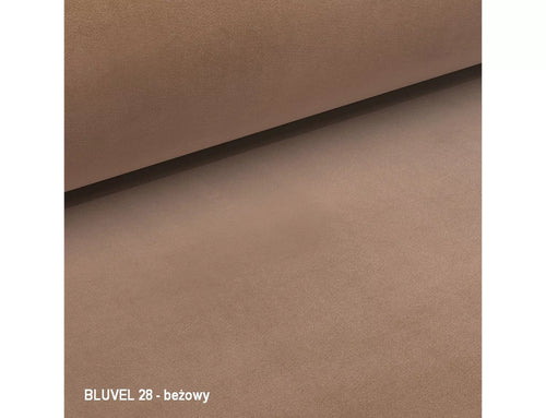 Sofa 2-Sitzer mit Samtstoff, Camellia 2 Beige (1)