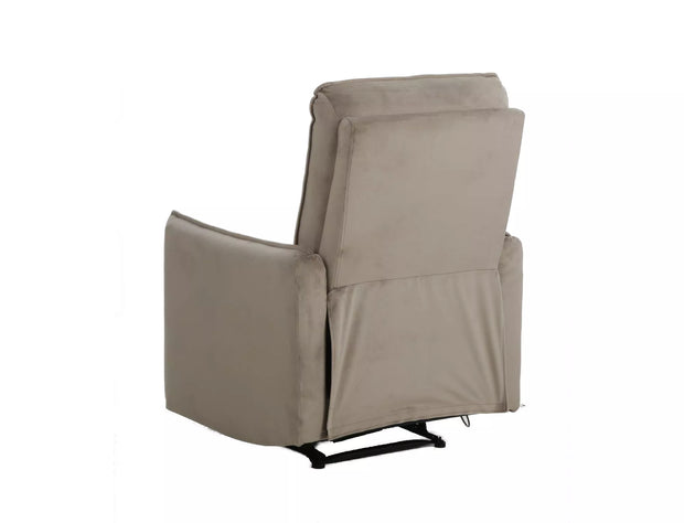 Relaxsessel mit Samtstoff Travis 1 Beige (2)