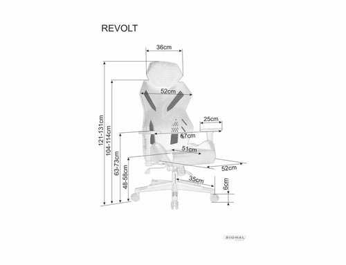 Bürostuhl mit Ökoleder Revolt Schwarz (1)