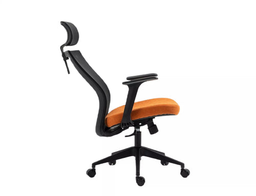 Bürostuhl mit Stoff Q-328H Orange (1)