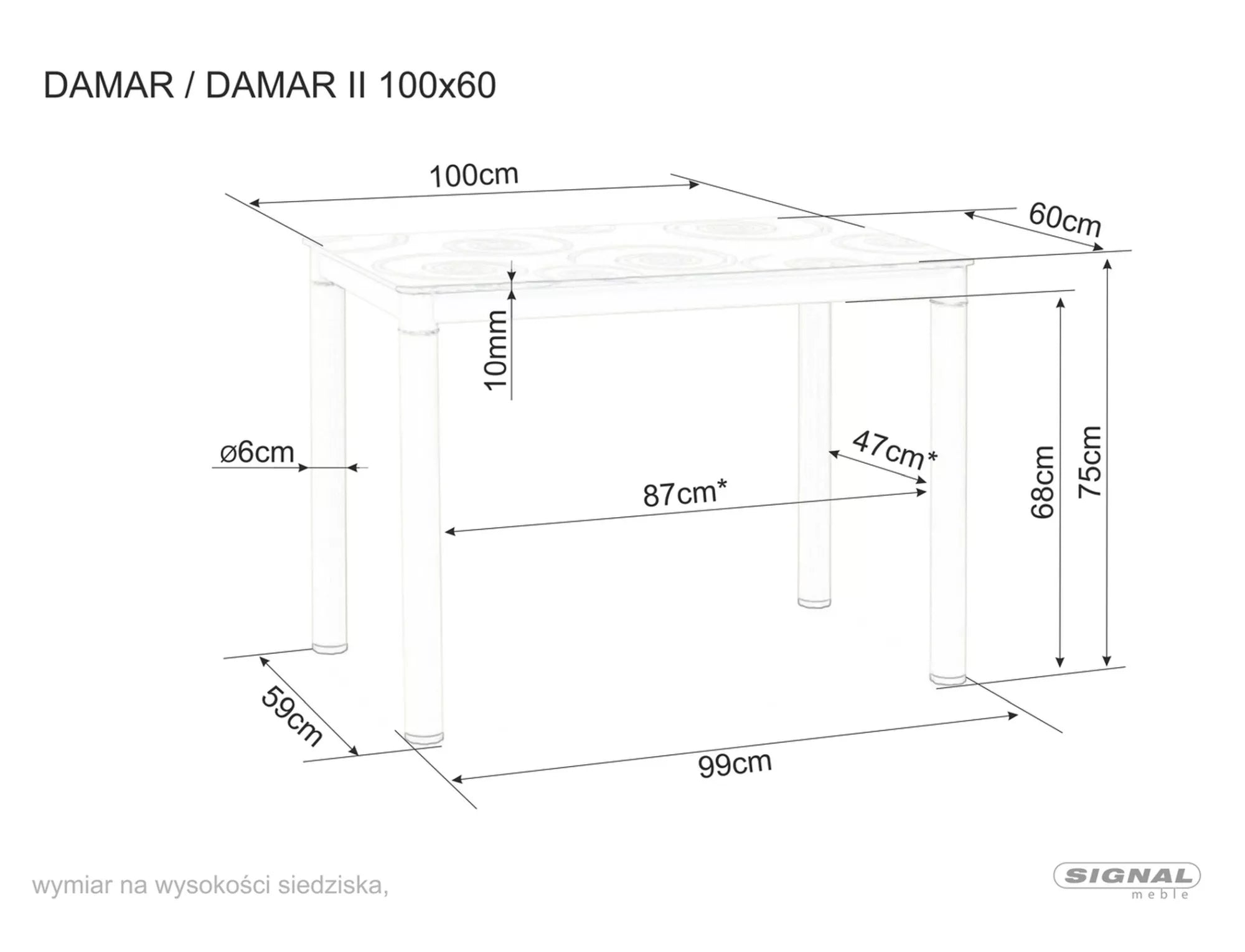 Esstisch Damar Creme (1)