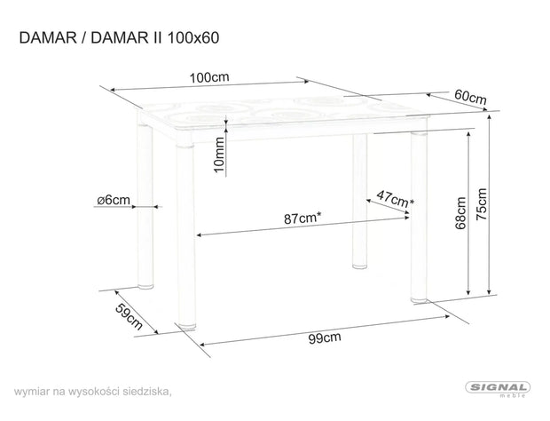 Esstisch Damar Creme (1)