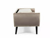 Sofa 2-Sitzer mit Samtstoff, Mena Beige (1)