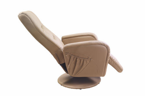 Relaxsessel mit Ökoleder Paulos Beige (1)