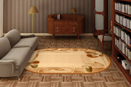 Teppich Wilton Himalia Sahara Oval Beige (1)