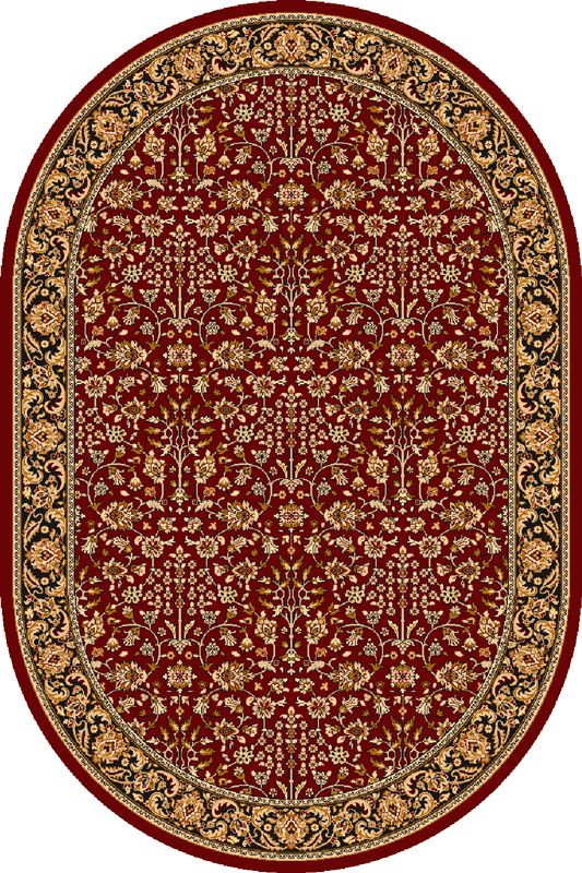 Teppich Wilton Itamar Ruby Oval Rot