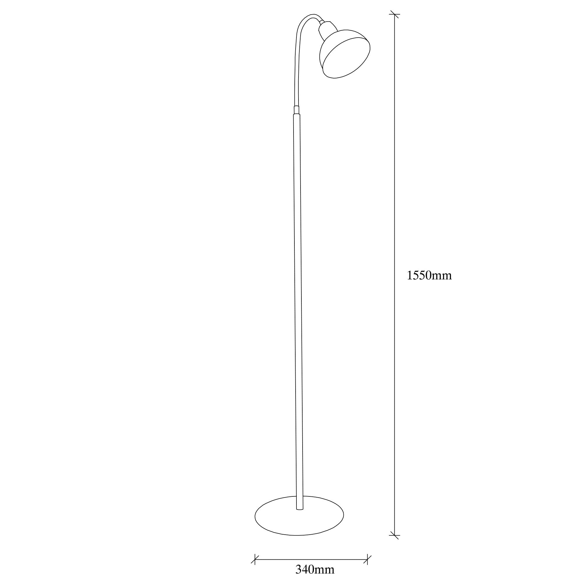 Stehlampe Lik 4041 Schwarz (4)