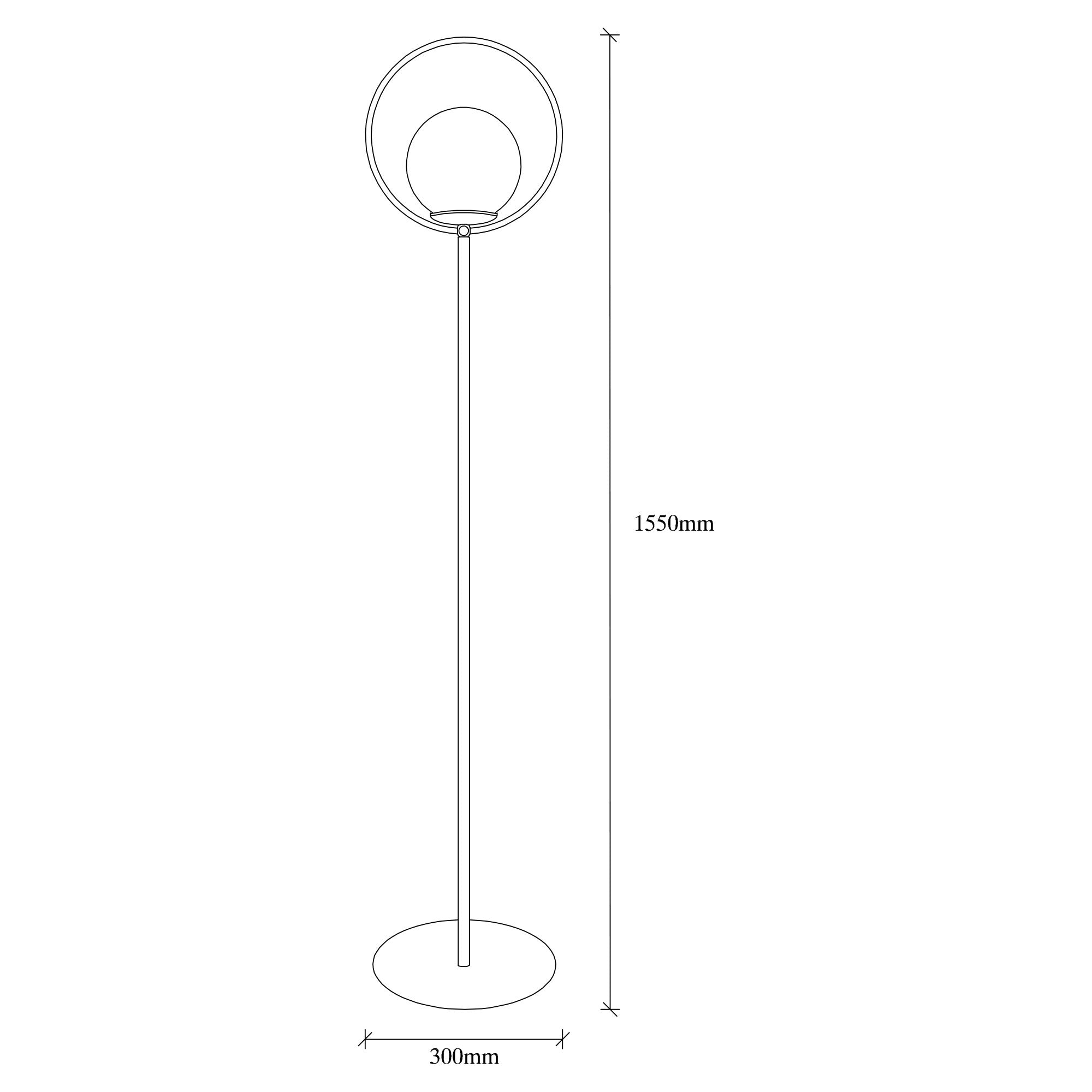 Stehlampe Lik 4071 Weiß und Schwarz (3)