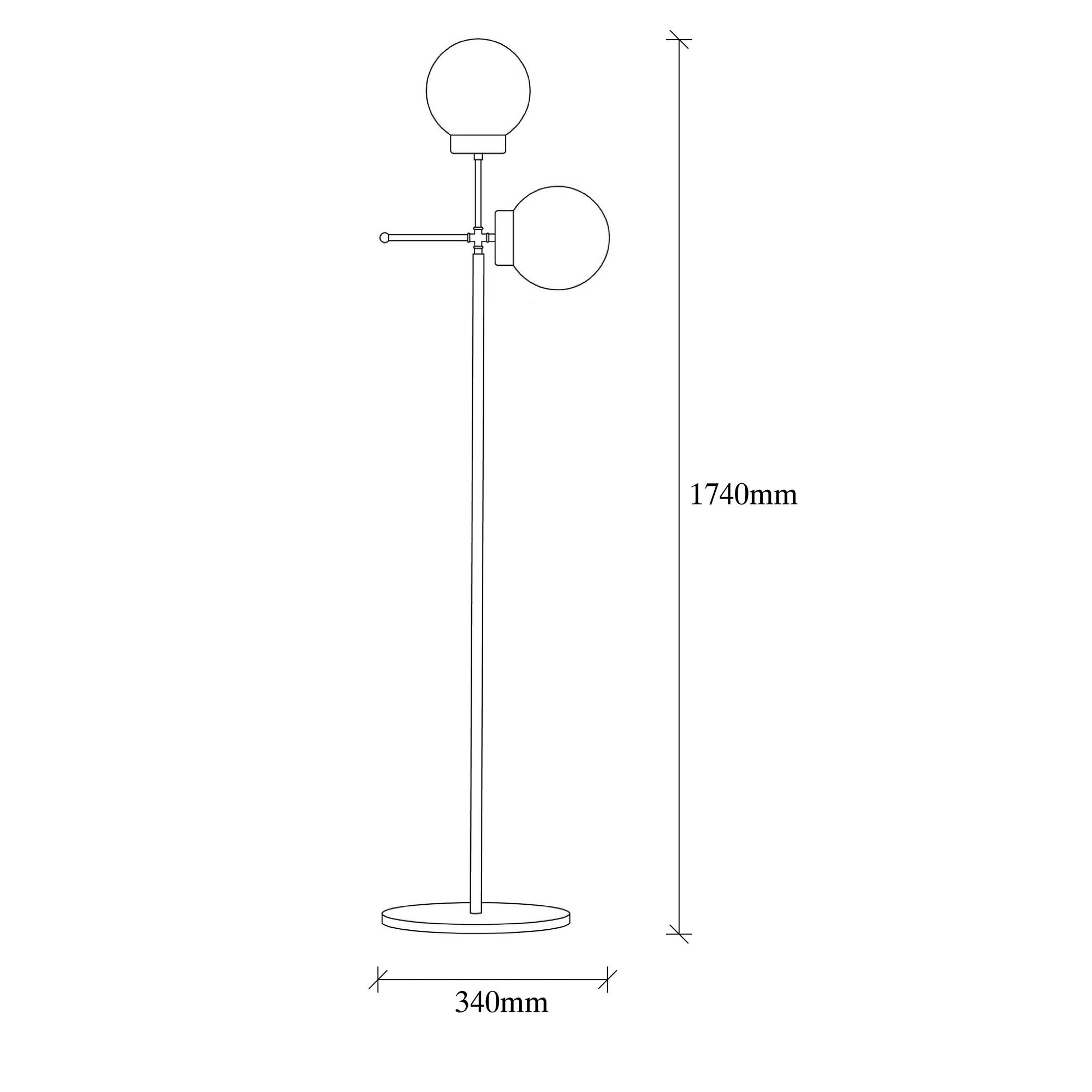 Stehlampe Mudoni MR-955 Gold (5)