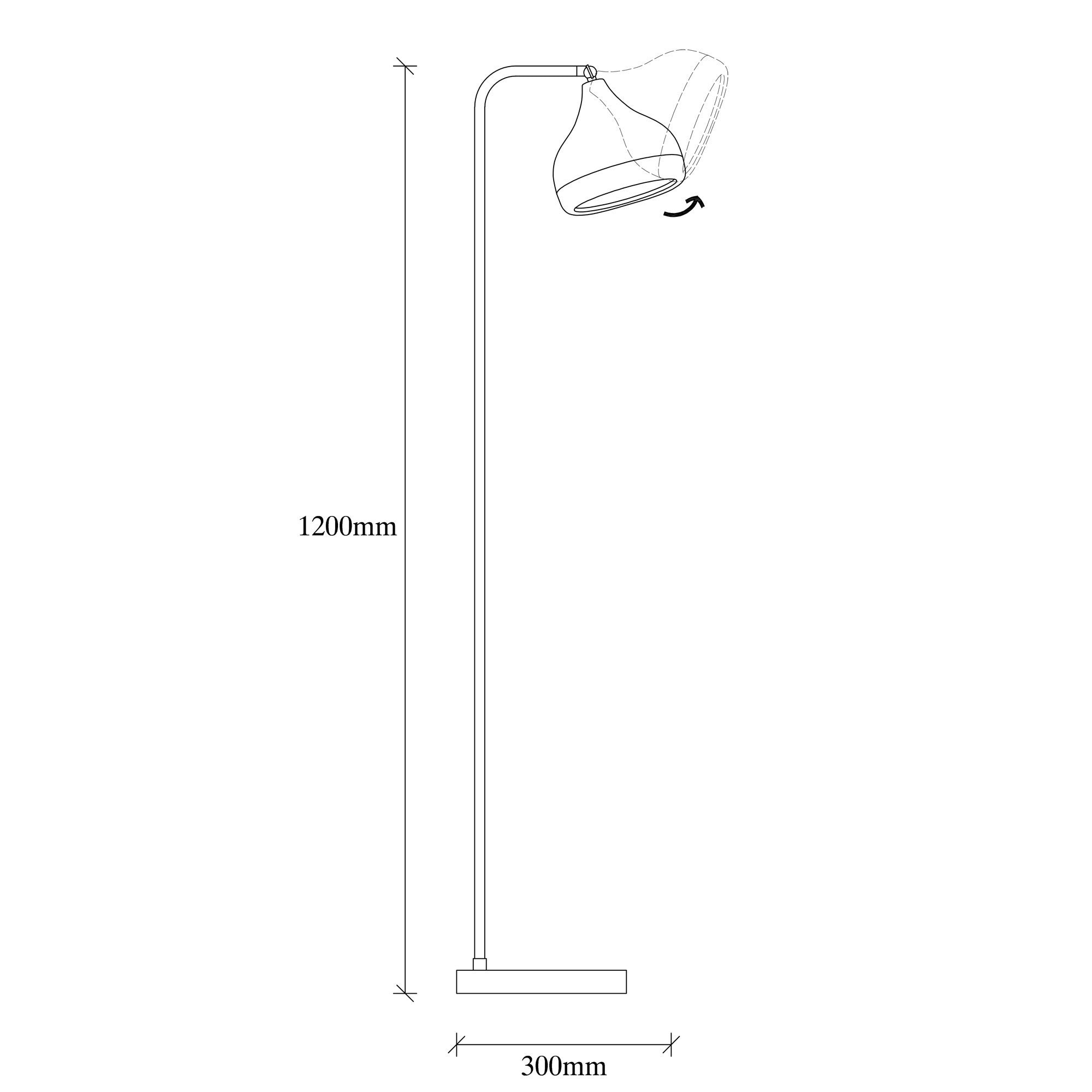 Stehlampe Yildo 6906 Schwarz (4)