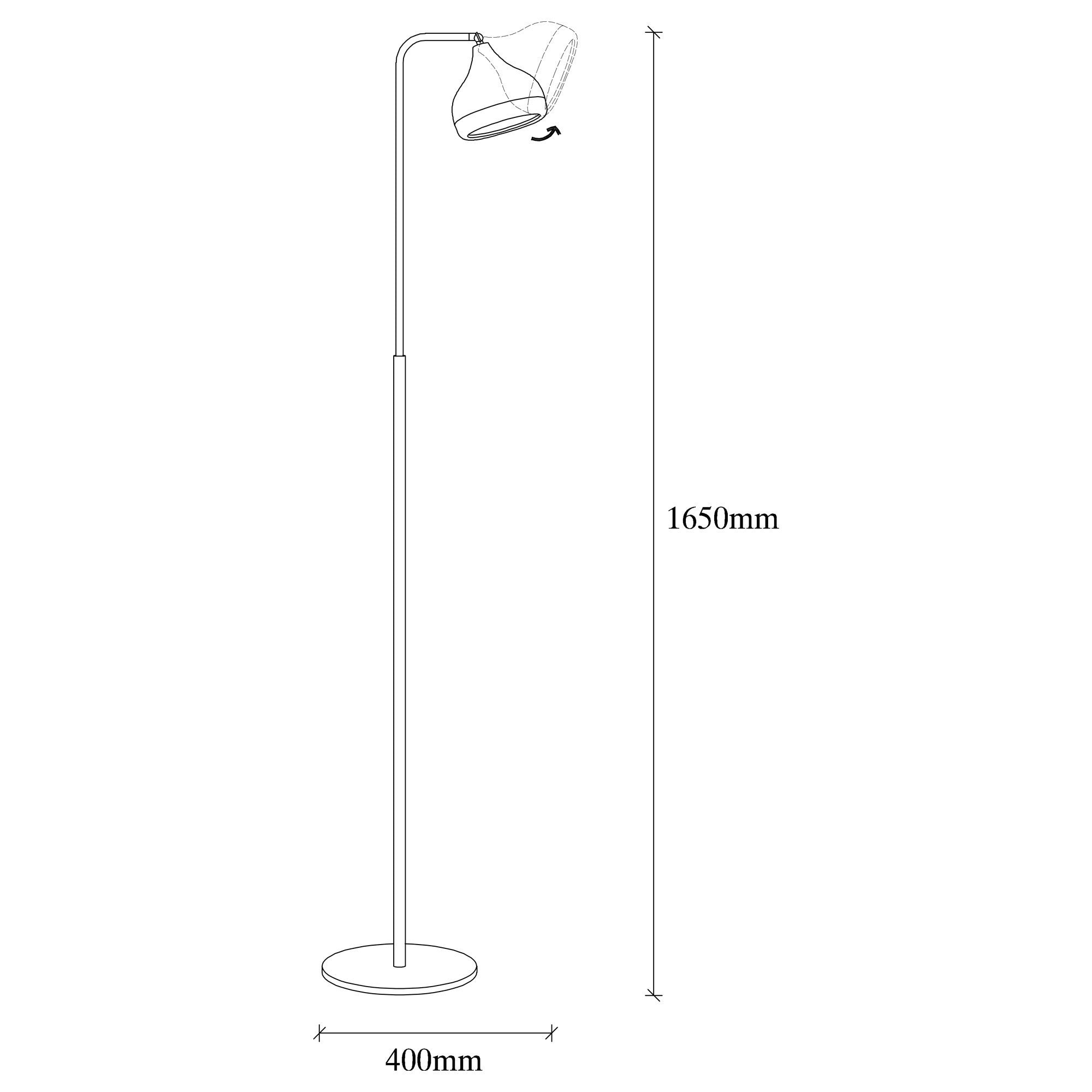 Stehlampe Yildo NT-146 Schwarz (5)