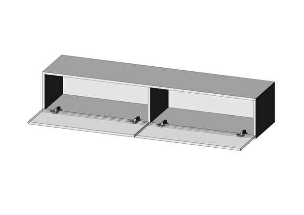 TV-Möbel mit 2 türen Livius RTV-160W Weiß (2)