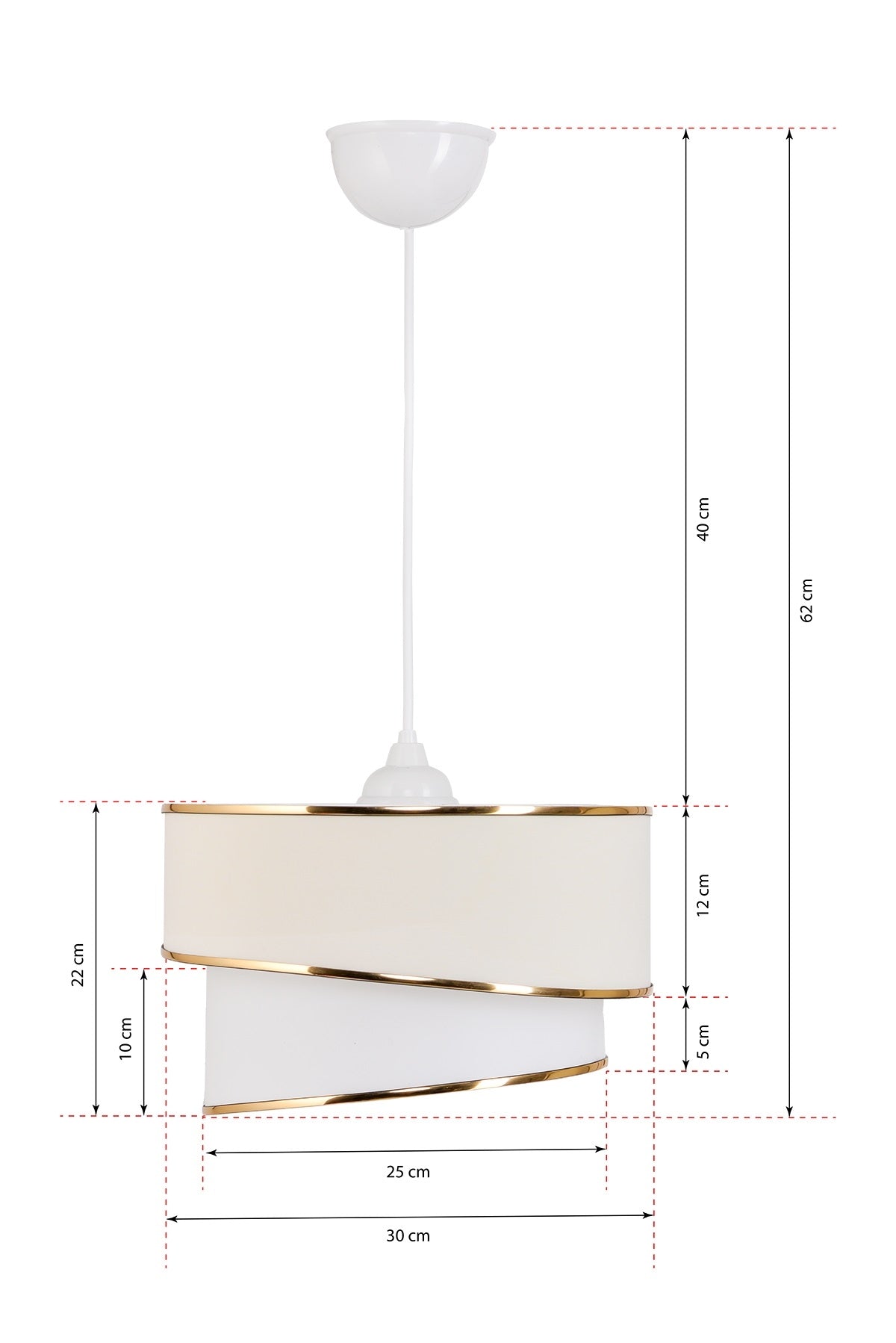 Hängeleuchte Stare Creme (1)