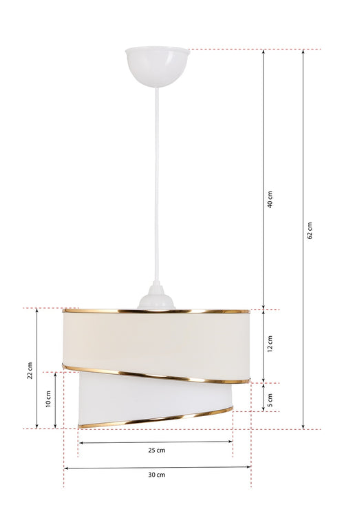 Hängeleuchte Stare Creme (1)