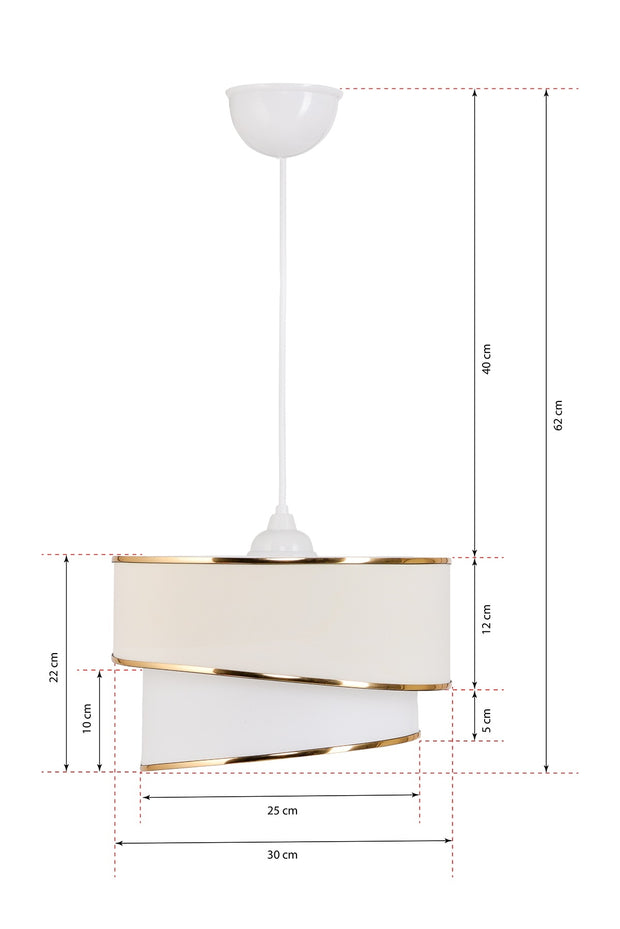 Hängeleuchte Stare Creme (1)