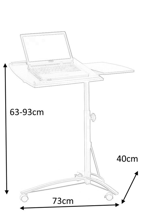 Laptoptisch Ben-14 Schwarz (1)