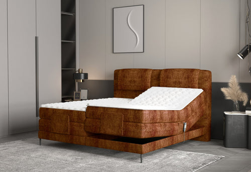 Boxspringbett mit Elektromotor Waves Rost (1)