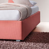Tagesbett ausziehbar, aus Stoff Pervin Orange (4)