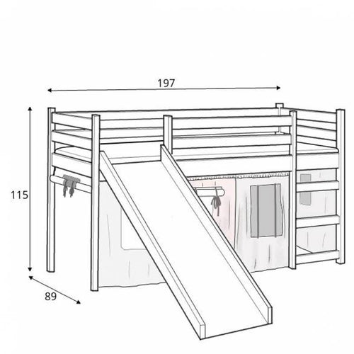 Kinder Etagenbett aus holz Neopolis Erle (1)