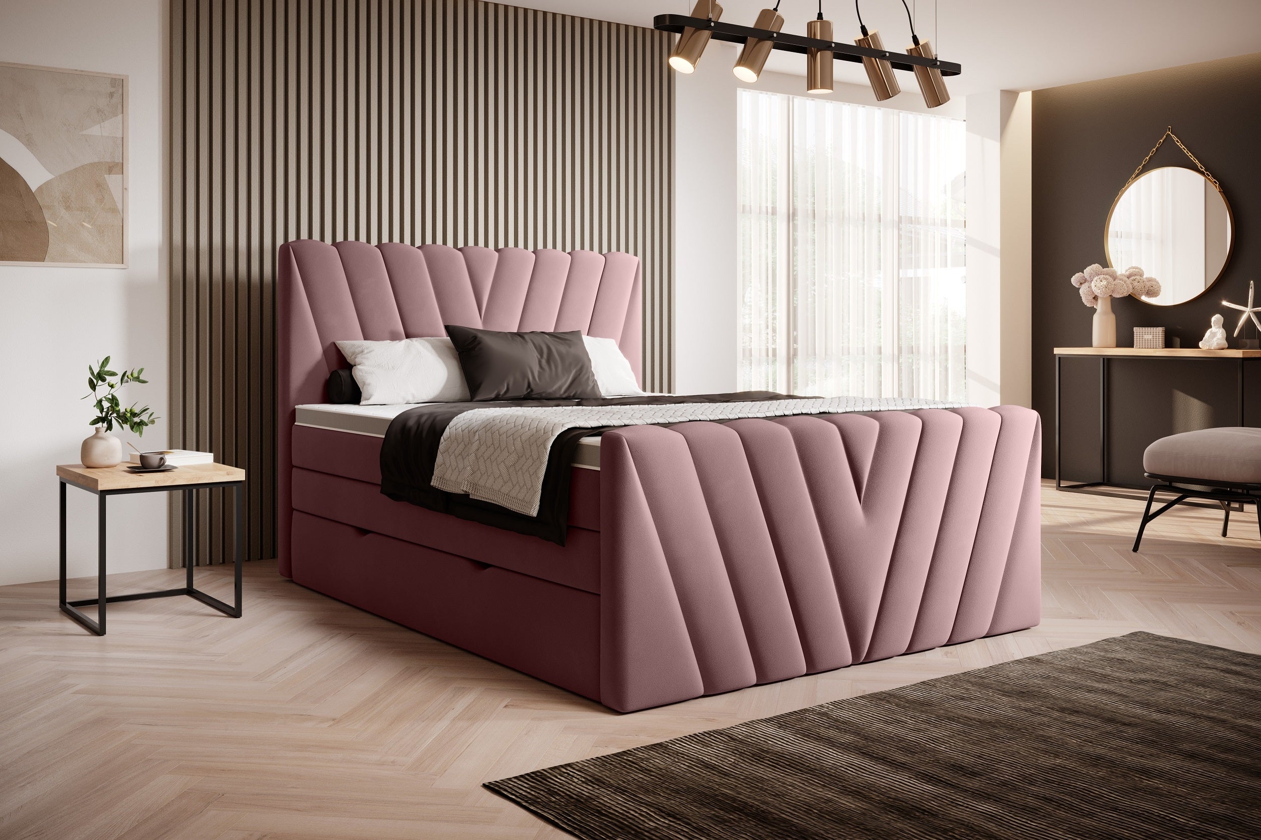 ELTMPL-BED-CANDICE-BOXSPRING-VELVET & ELTMPL-BED-CANDICE-BOXSPRING-VELVET