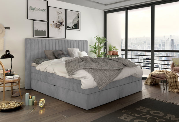 Boxspringbett mit Bettkasten Mina Grau & WRSLPL-PAT-MINOLA-BOXSPRING-MONOLITH-84