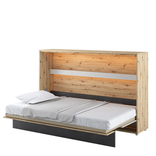 Wandklappbett Funktionsbett inkl. Lattenrost, Concept Junior Orizzontale Eiche, 120 x 200 cm