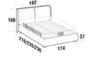 Polsterbett mit Stauraum Winds Beige (7)