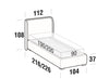Polsterbett mit Stauraum Winds Beige (5)