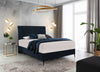 Boxspringbett mit Samtstoff Blanks Velvet (1) & ELTMPL-BED-BLANCA-BOXSPRING-MONOLITH