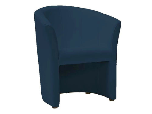 Sessel mit Ökoleder TM-1 Blau