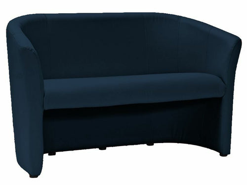 Sofa 2-Sitzer mit Ökoleder TM-2 Blau