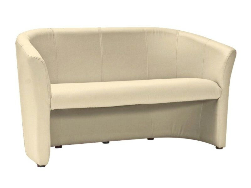 Sofa 3-Sitzer mit Ökoleder TM-3 Creme