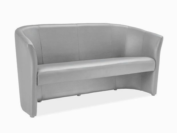 Sofa 3-Sitzer mit Ökoleder TM-3 Grau