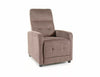 Relaxsessel mit Samtstoff Otus Brego Beige