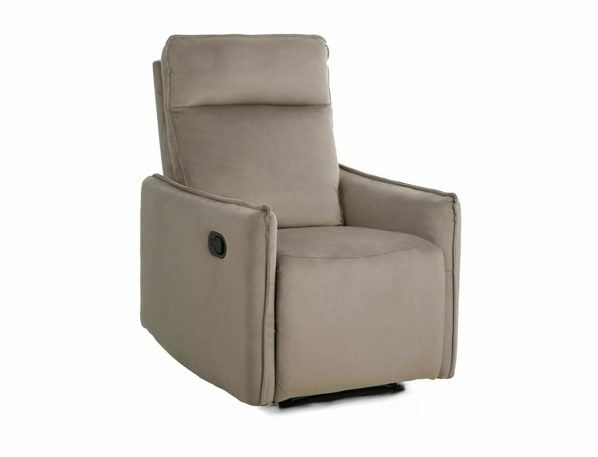 Relaxsessel mit Samtstoff Travis 1 Beige