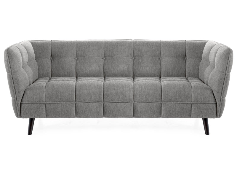 Sofa 3-Sitzer mit Stoff, Castello 3 Brego Grau