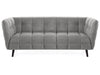 Sofa 3-Sitzer mit Stoff, Castello 3 Brego Grau